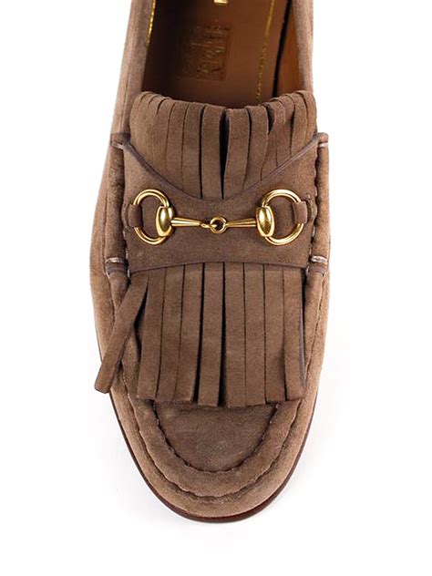 gucci fringe loafers